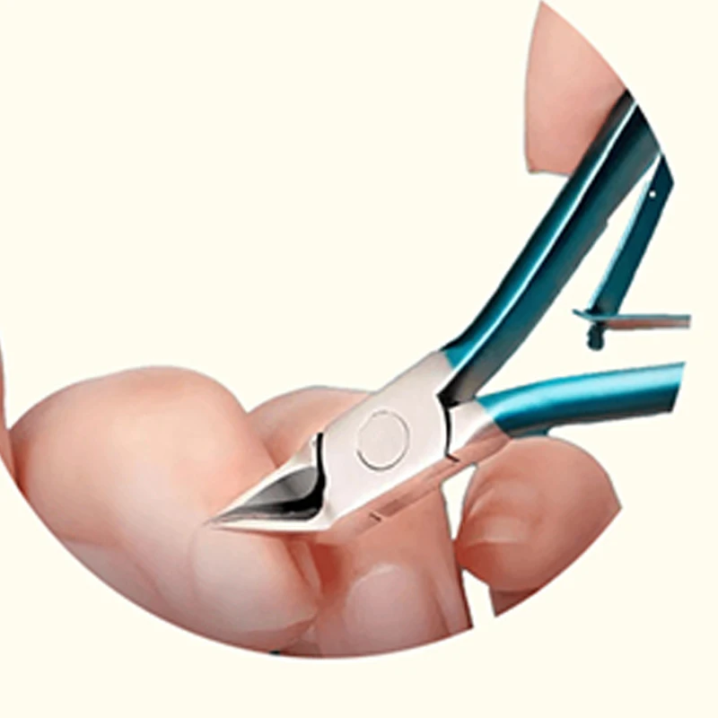 Cuticle Pliers Stainless steel Nail Clippers For Thick or Ingrown Nails professional Cutter Nipper Tools