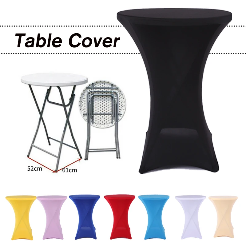Nappe spandex pour table ronde de 4'