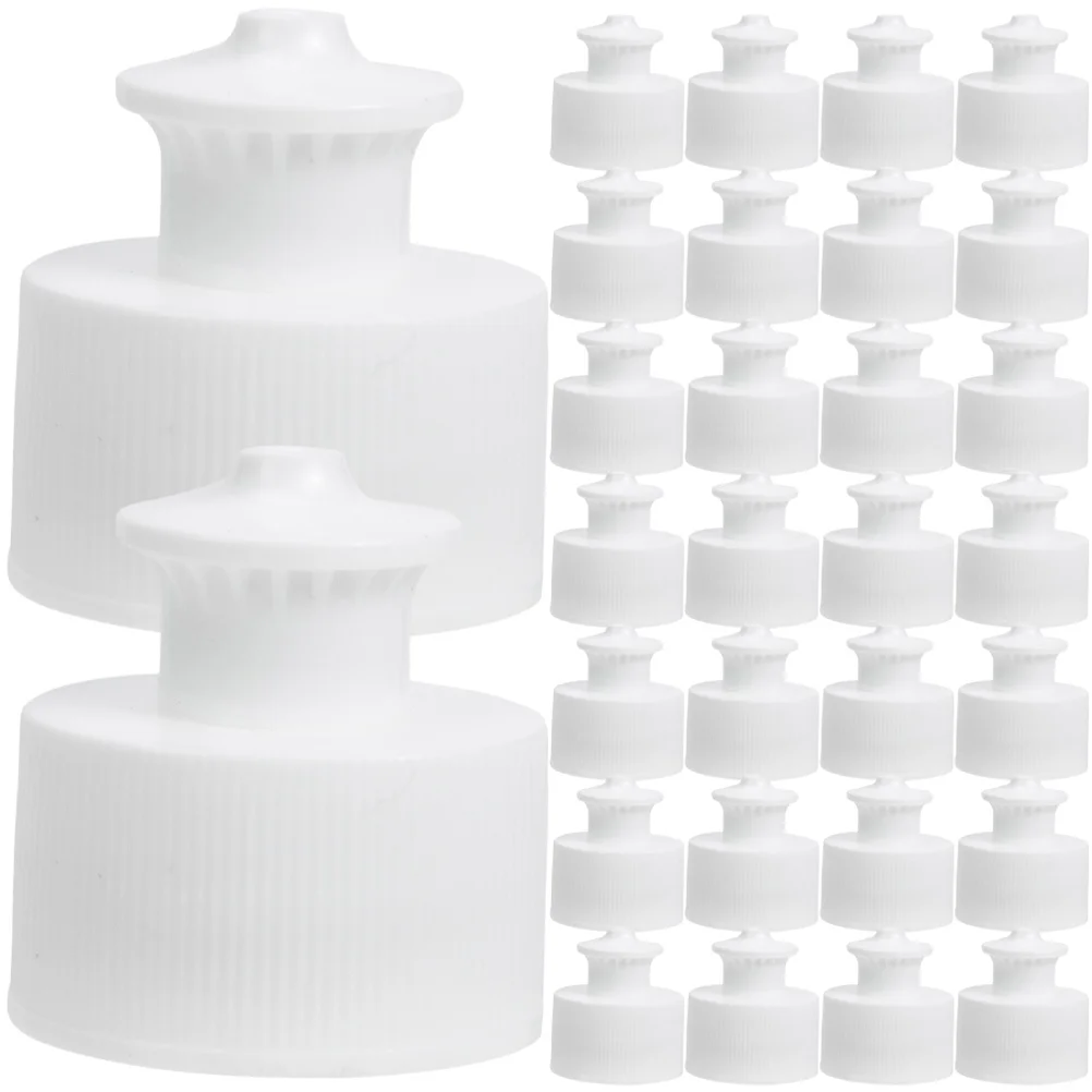 

Hand Pull Cover Plastic Water Bottle Lid Push Caps for Bottles Portable Replaceable Crafts Sports Replacement Kettle