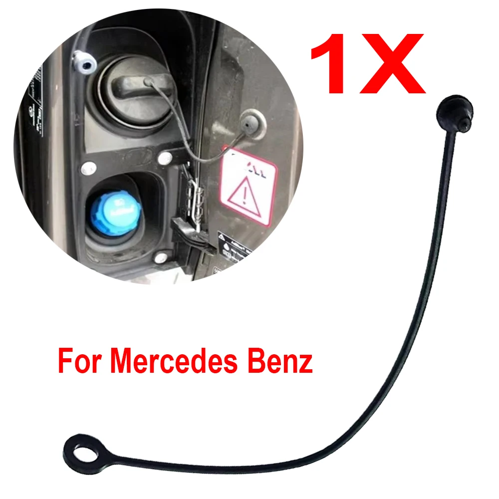 1Pc Fuel Cap Fuel Tank Cover Fuel Cap Cord Strap For Mercedes Benz Sprinter Vito Viano W906 W903 W639 W638 W447 Petrol Diesel Fuel Cap Tank Cover Line Cable Rope Accessories