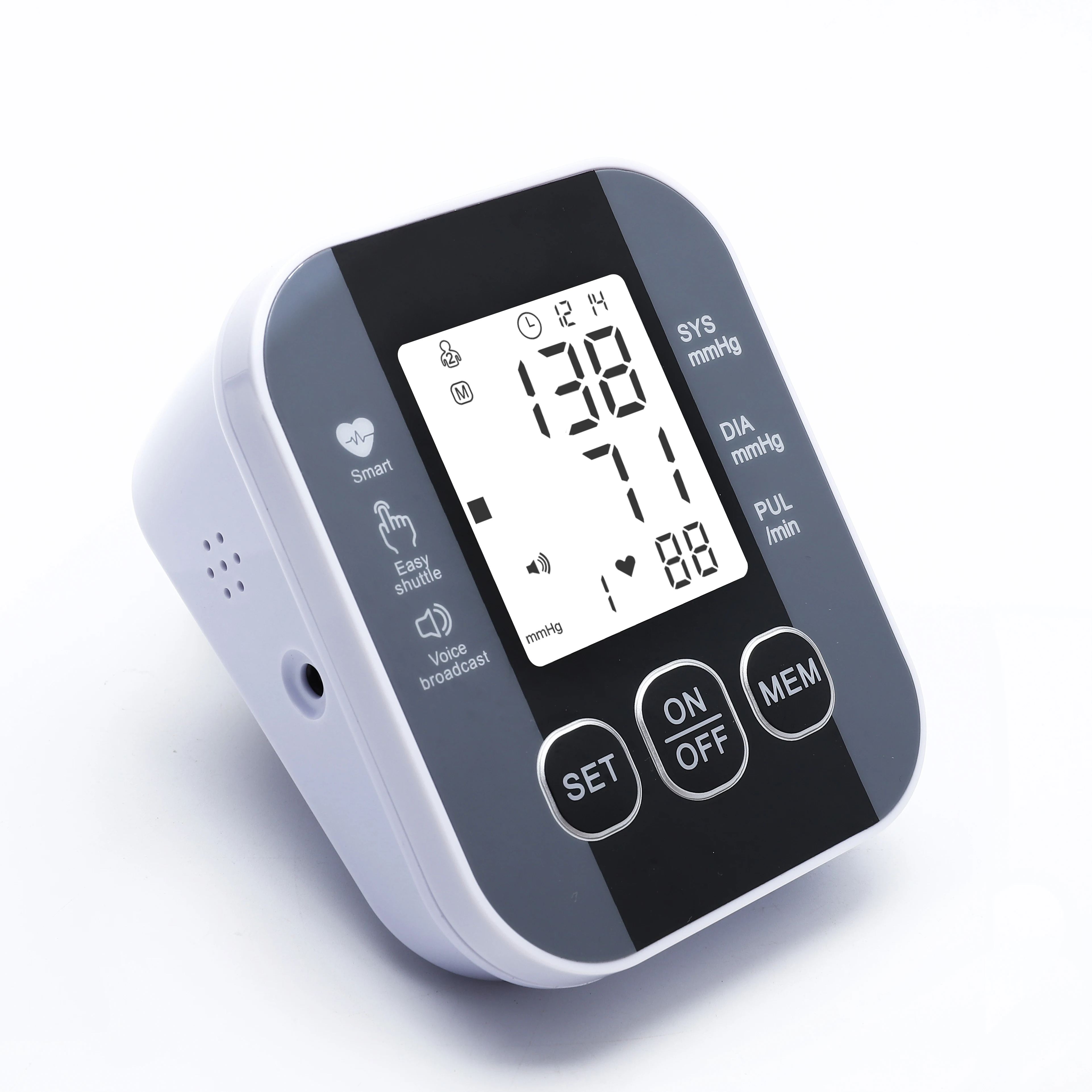 Health Care Digital LCD arm tensiometers Blood Pressure Monitor Heart rate Meter Large Cuff Portable Tonometer Sphygmomanometer