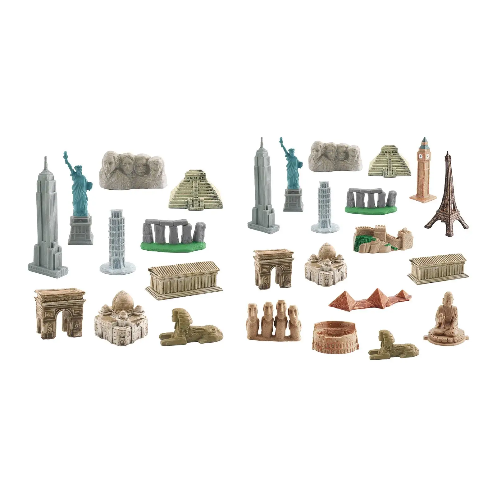 

Historical Landmarks Building Kits Collection Model Kits Educational Mini Building Kits for Diorama Projects Desktop Home Kids