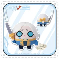 Identity V -"Shaker" Series Joseph Joker Michiko Hunting Ranger Keychain Cosplay Plush Dolls Bag Pendant 2