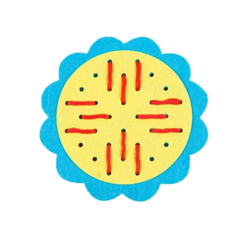 Fun Wooden Wood DIY Crafts Worm Eat Fruit Pear Early Learning Teaching Aid Baby Toy Gift for Kids