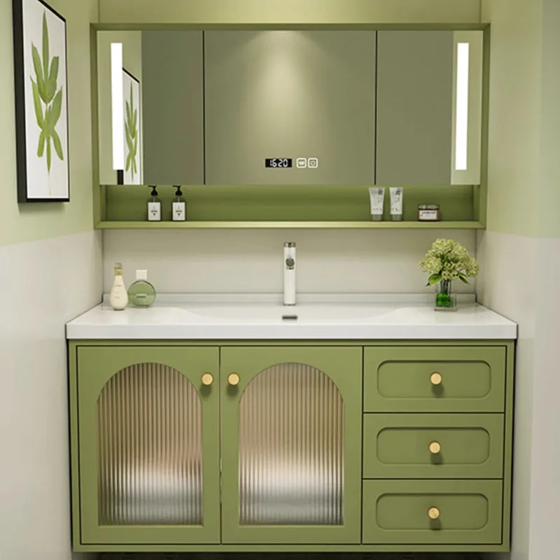 

Modern Rectangle Mirror Cabinets Organizer Storage Jewelry Bathroom Mirror Cabinets Makeup Espejo De Bolsillo Furniture Set