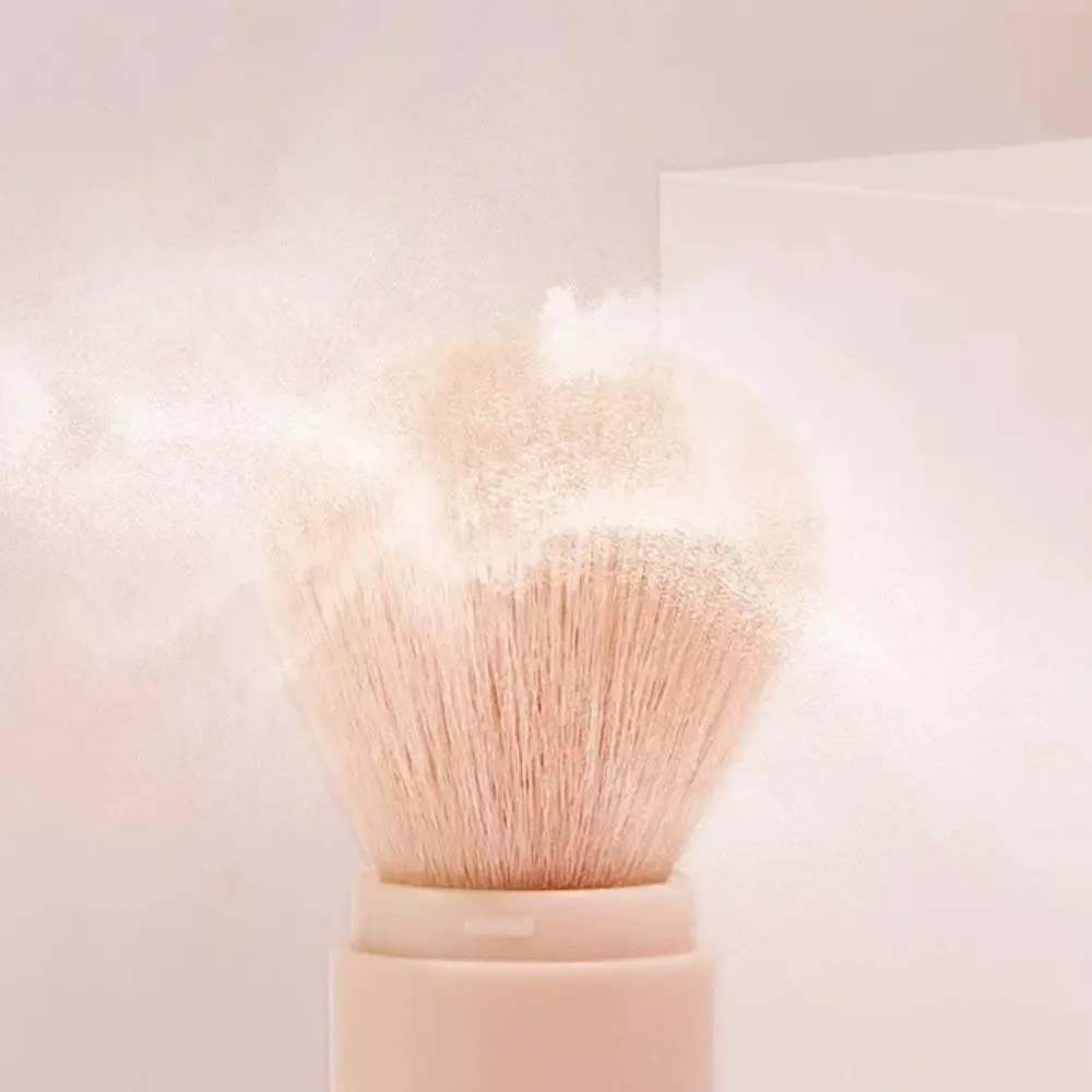 Description Picture 5 of itemMini portable 4 in1 makeup brush Set Retractable Multi functional travel Kabuki Brush and 3 Small Brushes For Eye