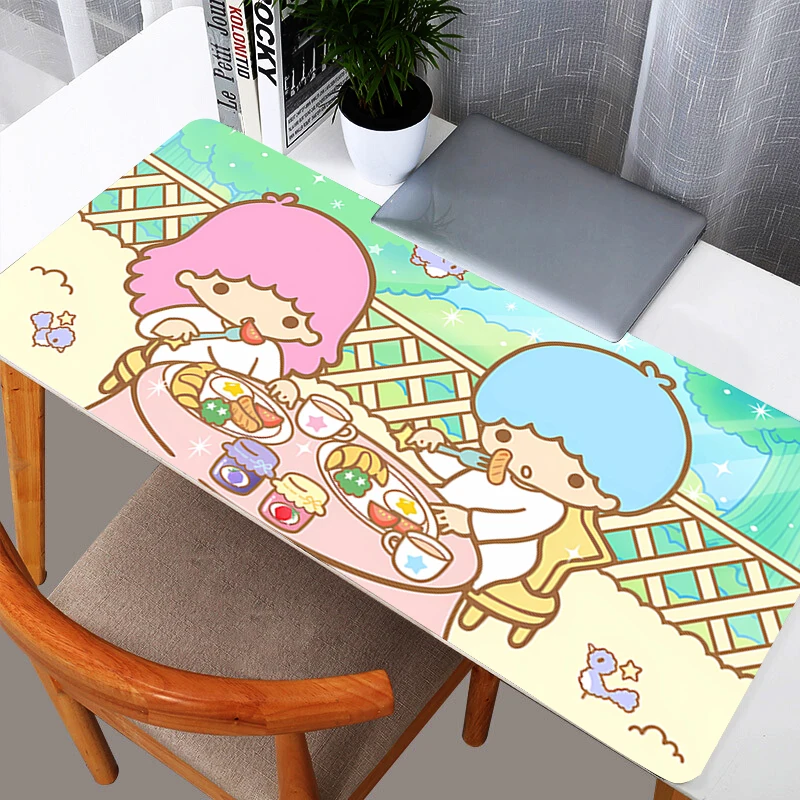 리틀 트윈 스타 마우스 패드 애니메이션 새로운 내구성 PC 데스크 매트 게이머..