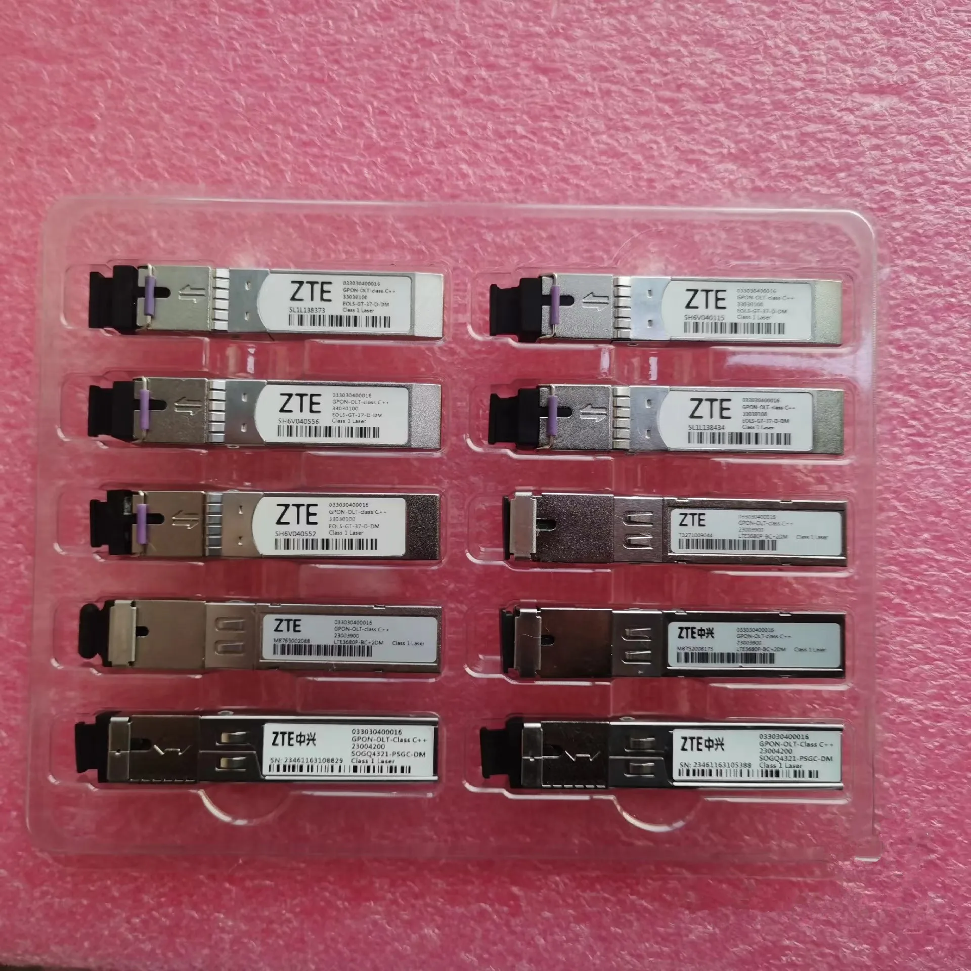 Module SFP C++ ZTE Fiber Module GPON-OLT-CLASS C++ 033030400016/OLT Fiber Transceiver C++