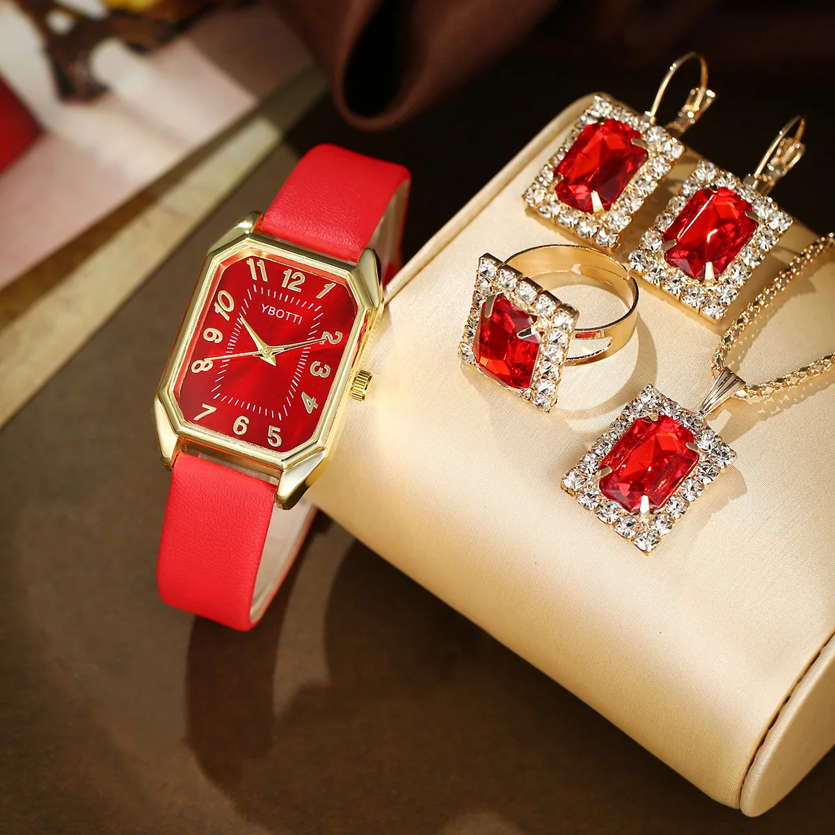Red 4-piece Set
