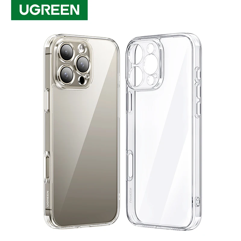 UGREEN Clear Case for iPhone 16 Pro Max Shockproof Cases Transparent Cover for iPhone 15 Pro 16 Plus Phone Protective Case