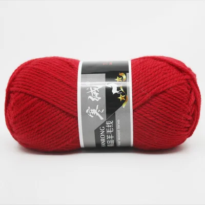100g/ball Soft Thick Wool Yarn Woolen Crochet Yarn Hand Knitting Cashmere Yarn for Knitting Wool Sweater Thread JK487