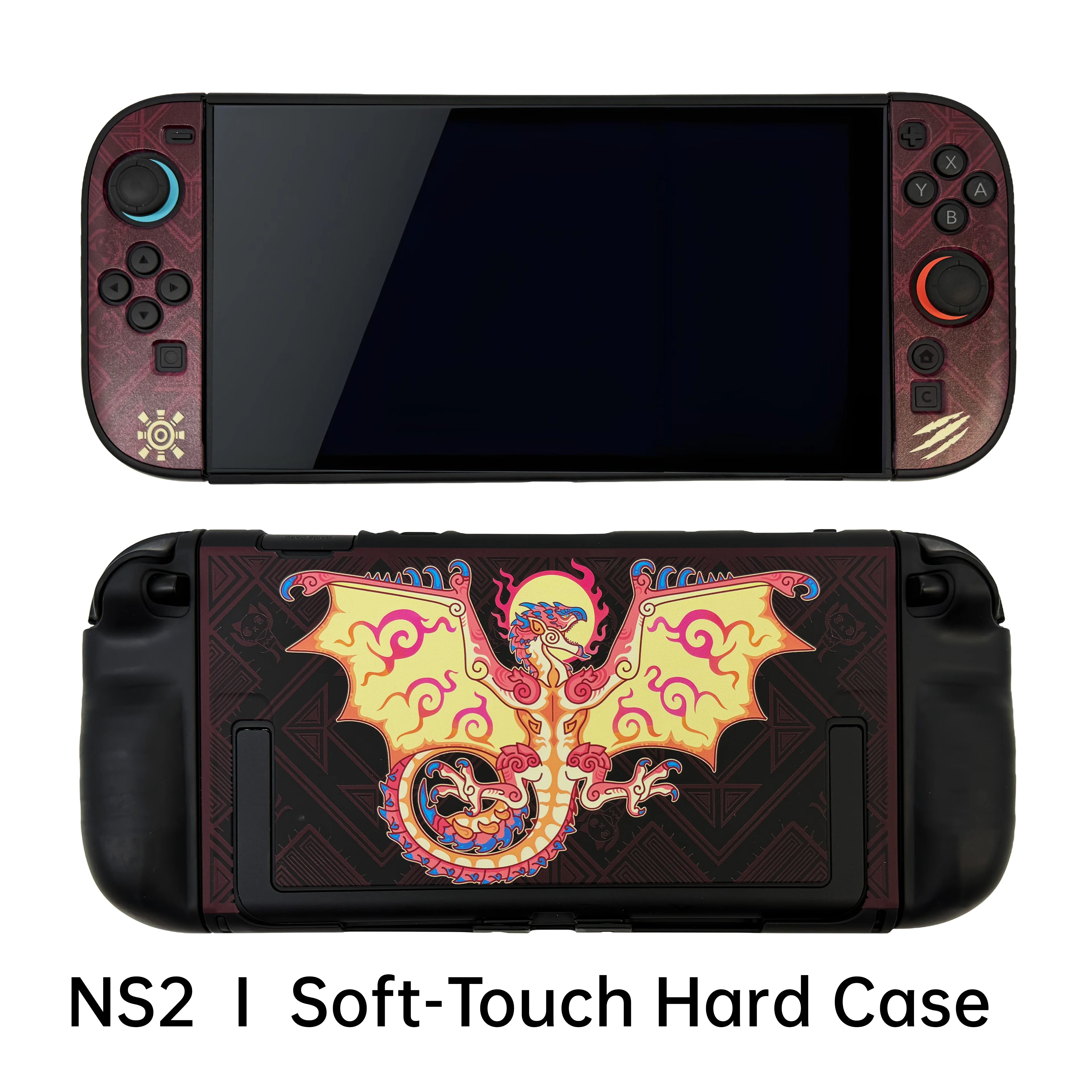 Enhanced Protective Console Cover, Two-Piece Split Shell Design with Hard Shell and Soft Touch Finish