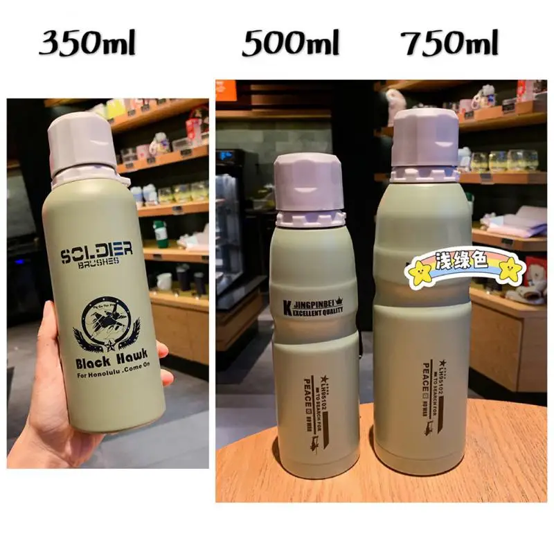 휴대용 이중 벽 누수 방지 물컵, 스테인리스 스틸 진공 플라스크 단열 컵, 안전한 스포츠 병