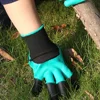 Garden Gloves with Double Fingertips Claws Waterproof Gardening Working Gloves for Digging Planting Weeding Seed Tools 4