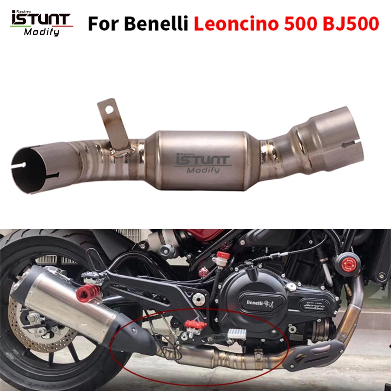 

Выхлопная труба из титанового сплава для мотоцикла Benelli Leoncino 500 BJ 500