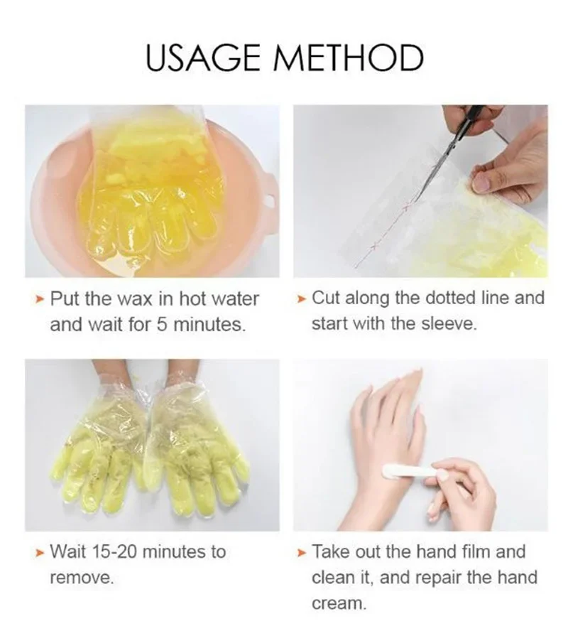 Paraffin Hand Wax Machine Gloves Whitening And Moisturizing Lavender Wax Nail Polish and Hand Bath Beauty Salon and Home