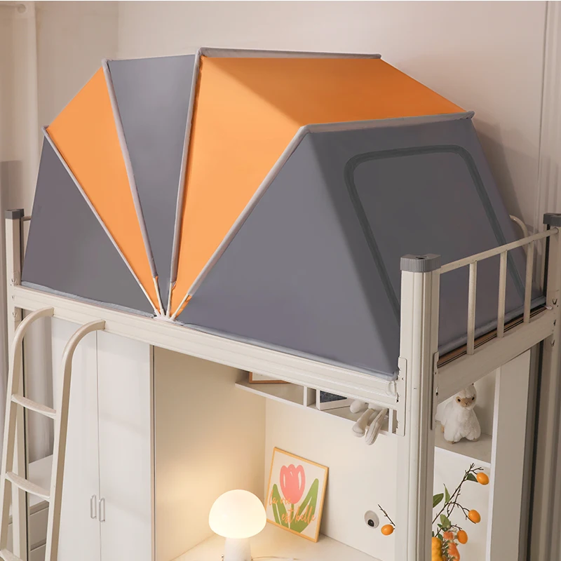 No-Install Foldable Single Student Dormi Mosquito Net Strong Light Bloing Outdoor Windproof Dustproof Mosquito Net