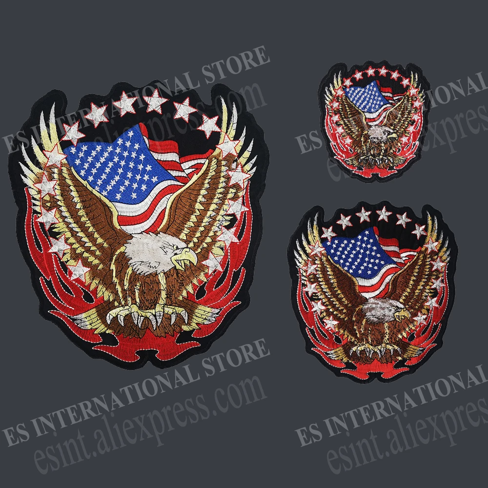 Embroidery Badges Eagle Cloth Sticker Embroidery Patches for Clothing -  China Woven Patches and Embroidery Patches price