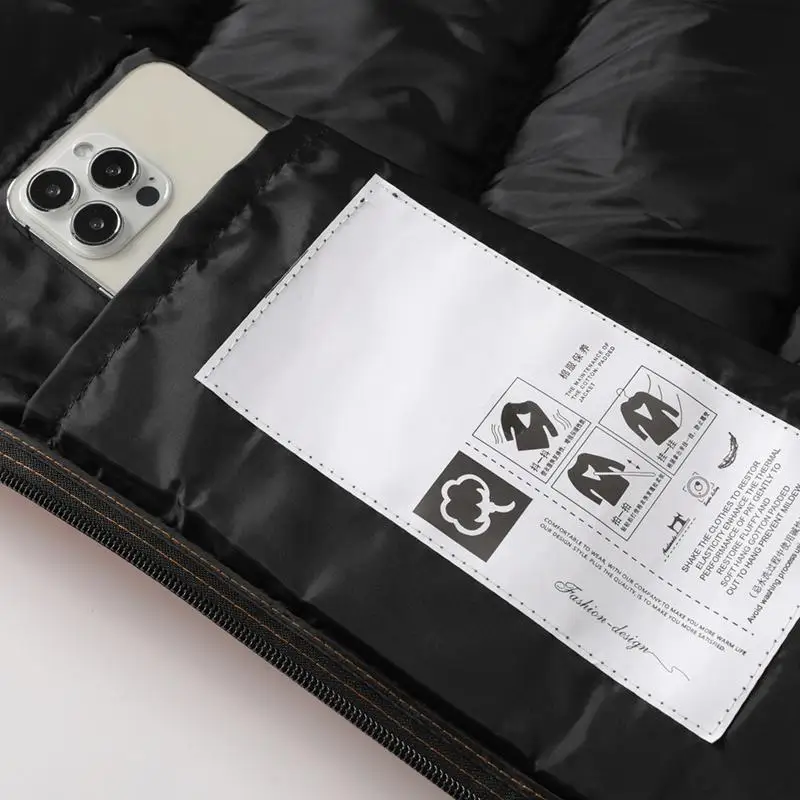 Soft Padded Waistcoat Material Close-up