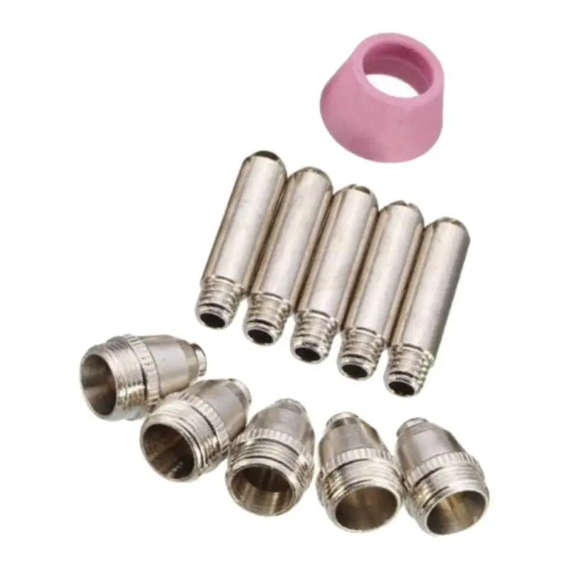 

2/3 SG-55 AG-60 WSD-60 Plasma Cutter Cutting Torch Tip Nozzles Consumables 11pcs