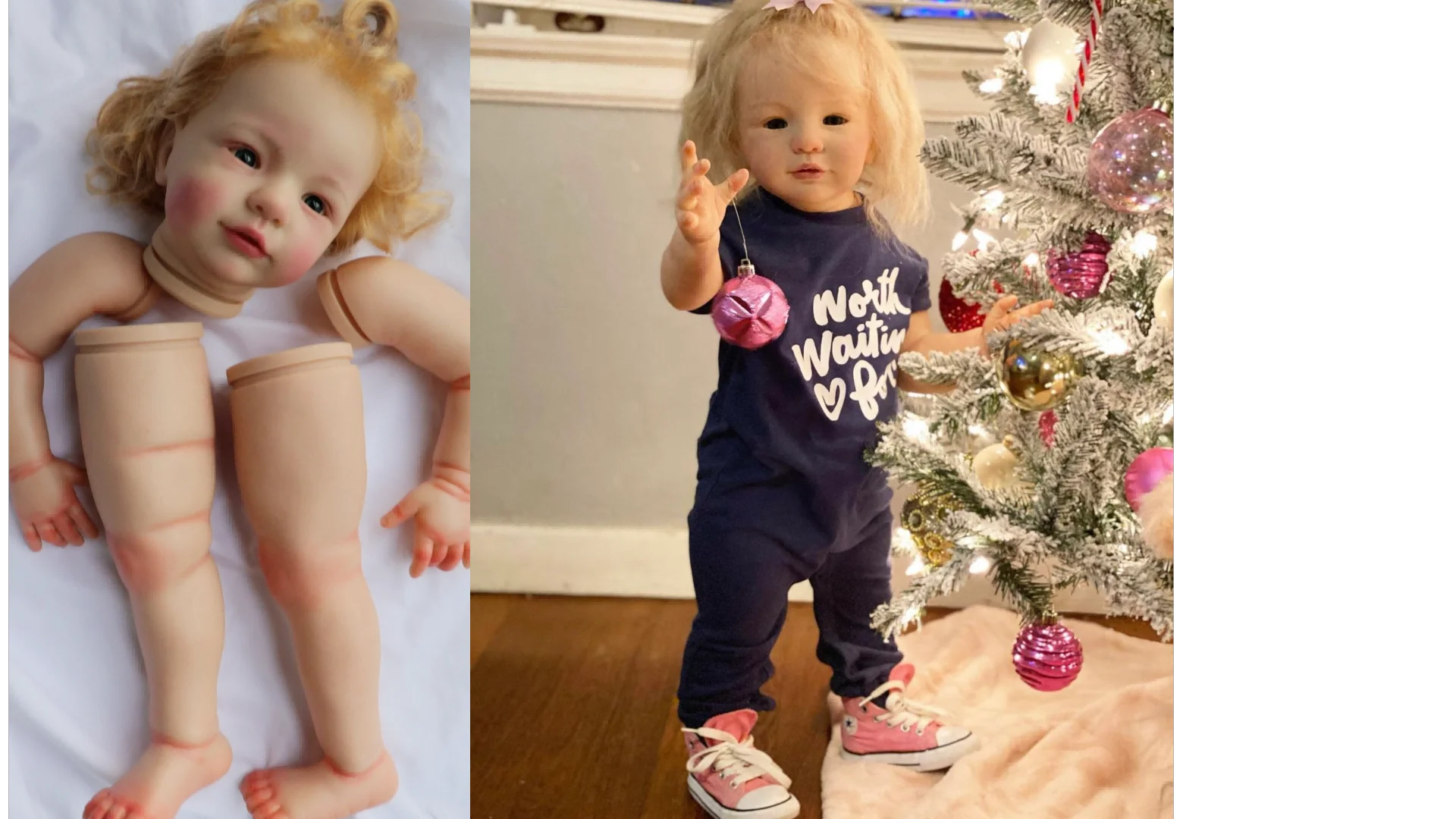 MineeQu 4 Convient 50-55CM Haute Qualité Nouveau-Né Poupées Robe Re Bebe Poupee Tous Les Vetements En Coton Amz B07rjgqj9r