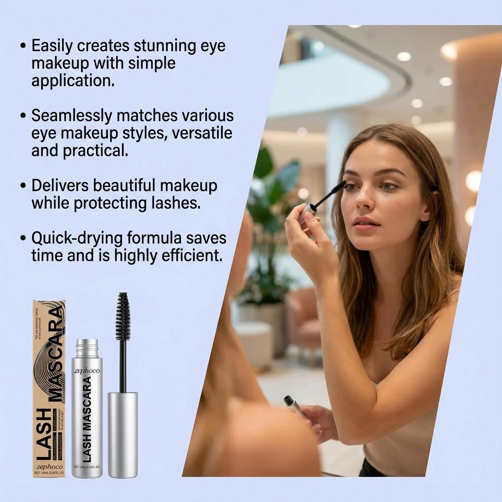 Volumizing Mascara Waterproof Black Lash Extension Makeup_voghion.com
