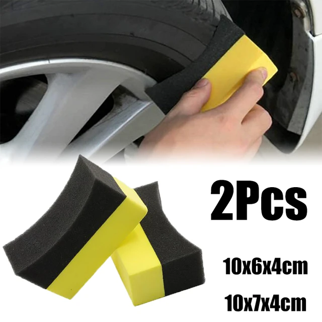 1Pc tire contour applicator Car Wheel Polishing Waxing Sponge Brush Washing  Cleaning Tire Contour Applicator Pads car products - AliExpress