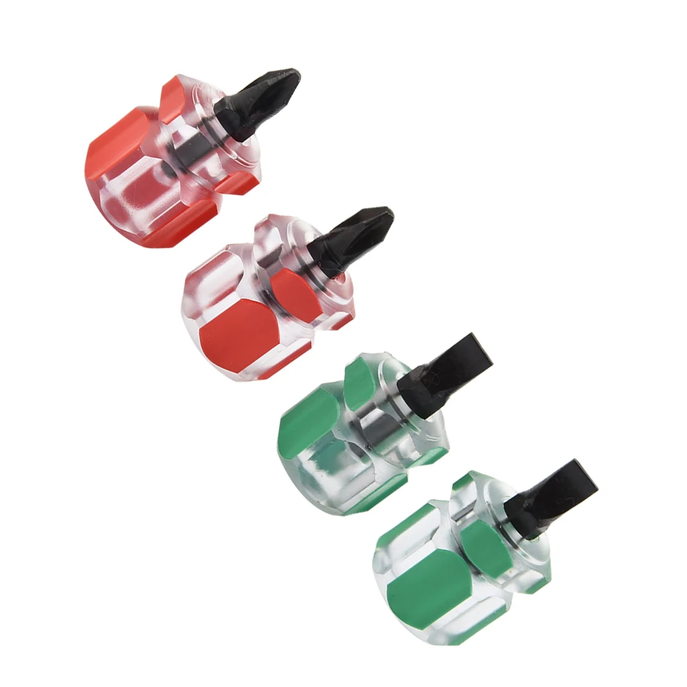 

Cross-Head Screwdriver Anti-slip Repair Tools Small Stubby Flat Head With High Torque For Repairing Sewing Machines
