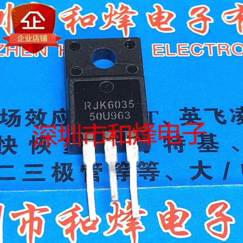 

5PCS-10PCS RJK6035 TO-220F 600V 6A New And Original On Stock