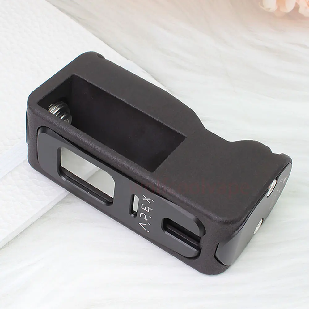 

wolfcoolvapve APEX Style Boro Box Mod Black vape boro tank rba VW 5~60W fit 18650 battery BB / Billet Boro RBA / Tank