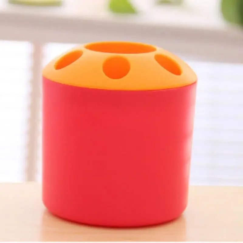 2pcs Creative Home Toothbrush Holder Multi-purpose Plastic Toothbrush Storage Tube Daily Necessities