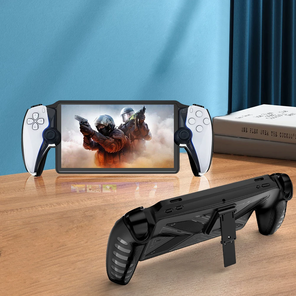 Deluxe Eco-Friendly Protective Case with Stand - Black & White