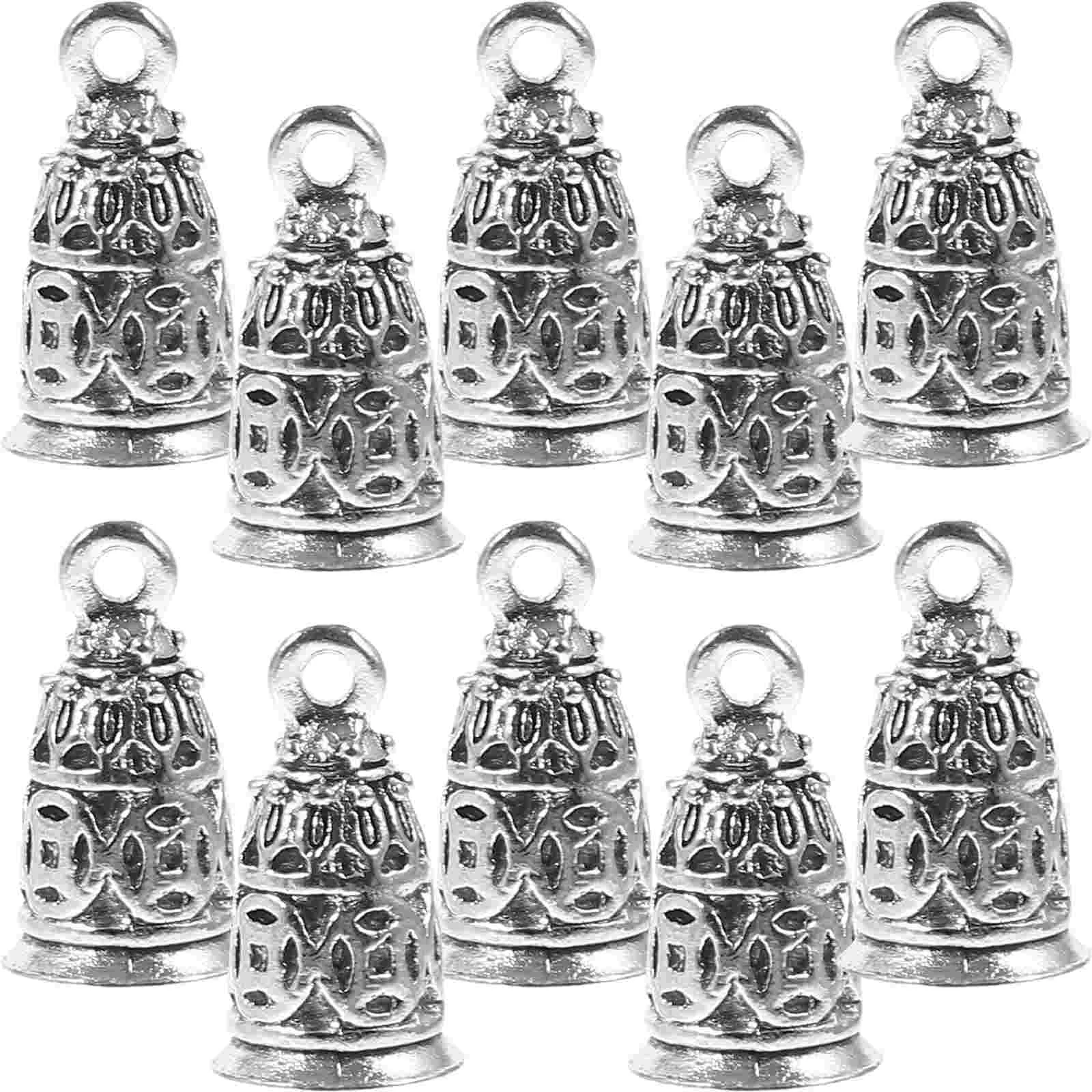 

Tibetan Silver Bell Charms Pendants Wind Chime Bells Mini Bell Charms Jingle Bells Spacer Beads Door Hangers