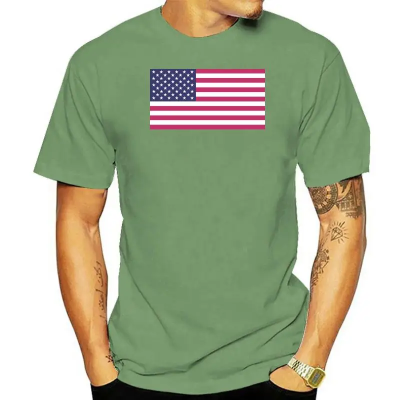 

Men's New Arrival Summer Style T Shirts Short Sleeve Leisure Fashion Summer American Usa Flag T-Shirt Designs