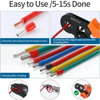 ชุดขั้วต่อวงแหวนหุ้มฉนวนสำเร็จรูป 1000 ชิ้น สำหรับงานต่อสายไฟฟ้าอุตสาหกรรม 5