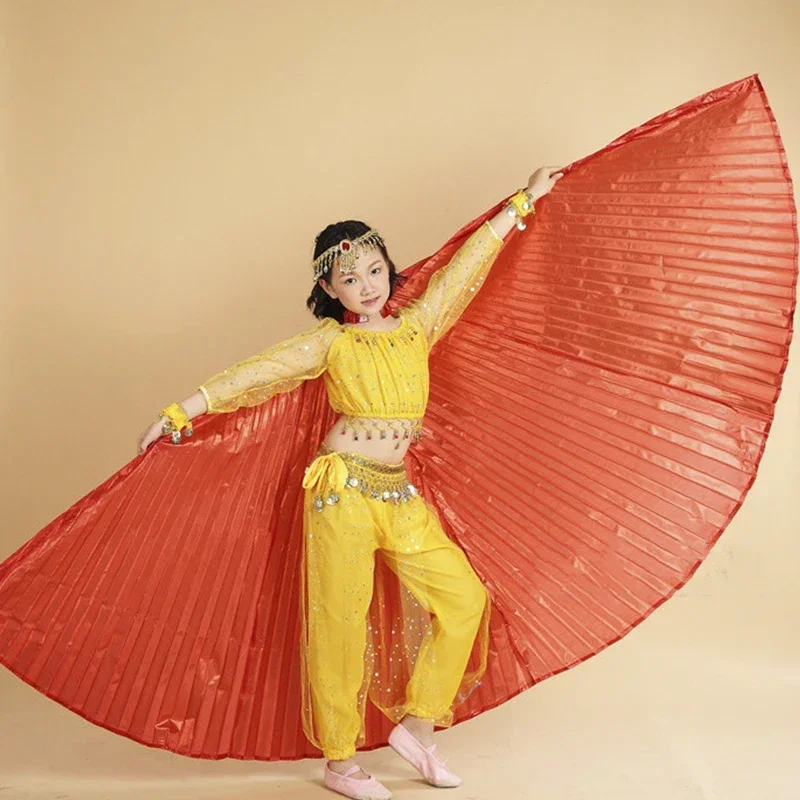 

Детские крылья для танца живота, аксессуары для девочек, наклейки для восточного Египта, одежда с бабочками для танца живота