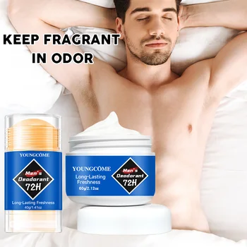 Men's Depdorant Deodorant Stick Anti Sweating Keep Drying Lasting Fragrance Remove Armpit Odor Underarm Refresh Sticks Refresh 1
