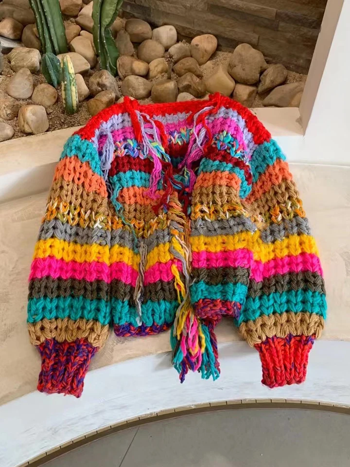 トップス amachi. rainy pattern knit cardigan amachi. rainy pattern knit cardigan