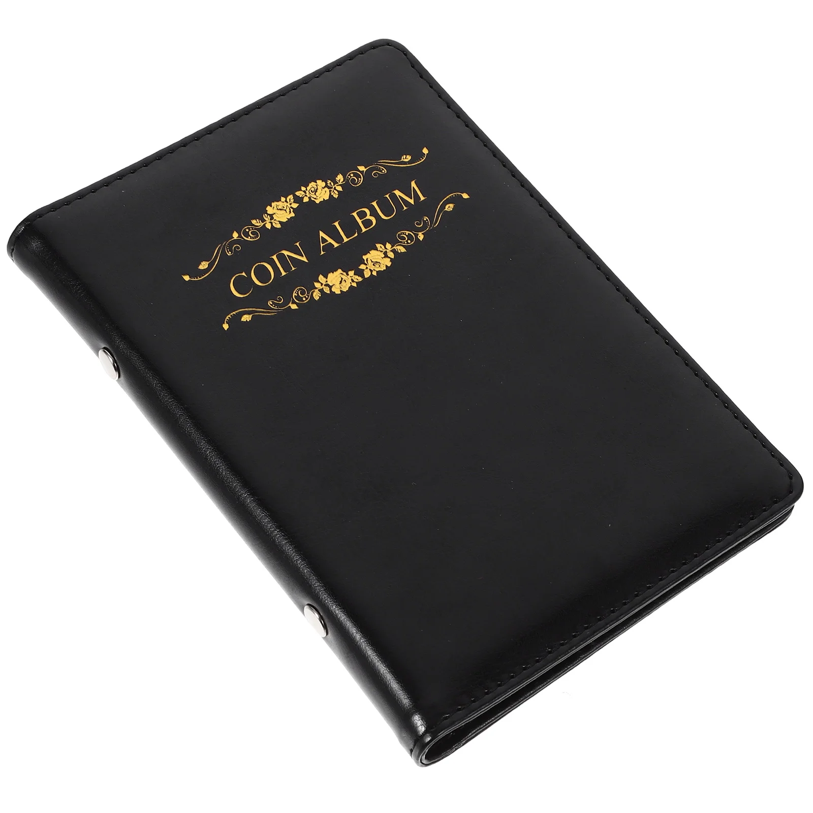 

Coin Collection Book PU Cover Coin Album Decorative Coin Storage Book Coin Collection Organizer