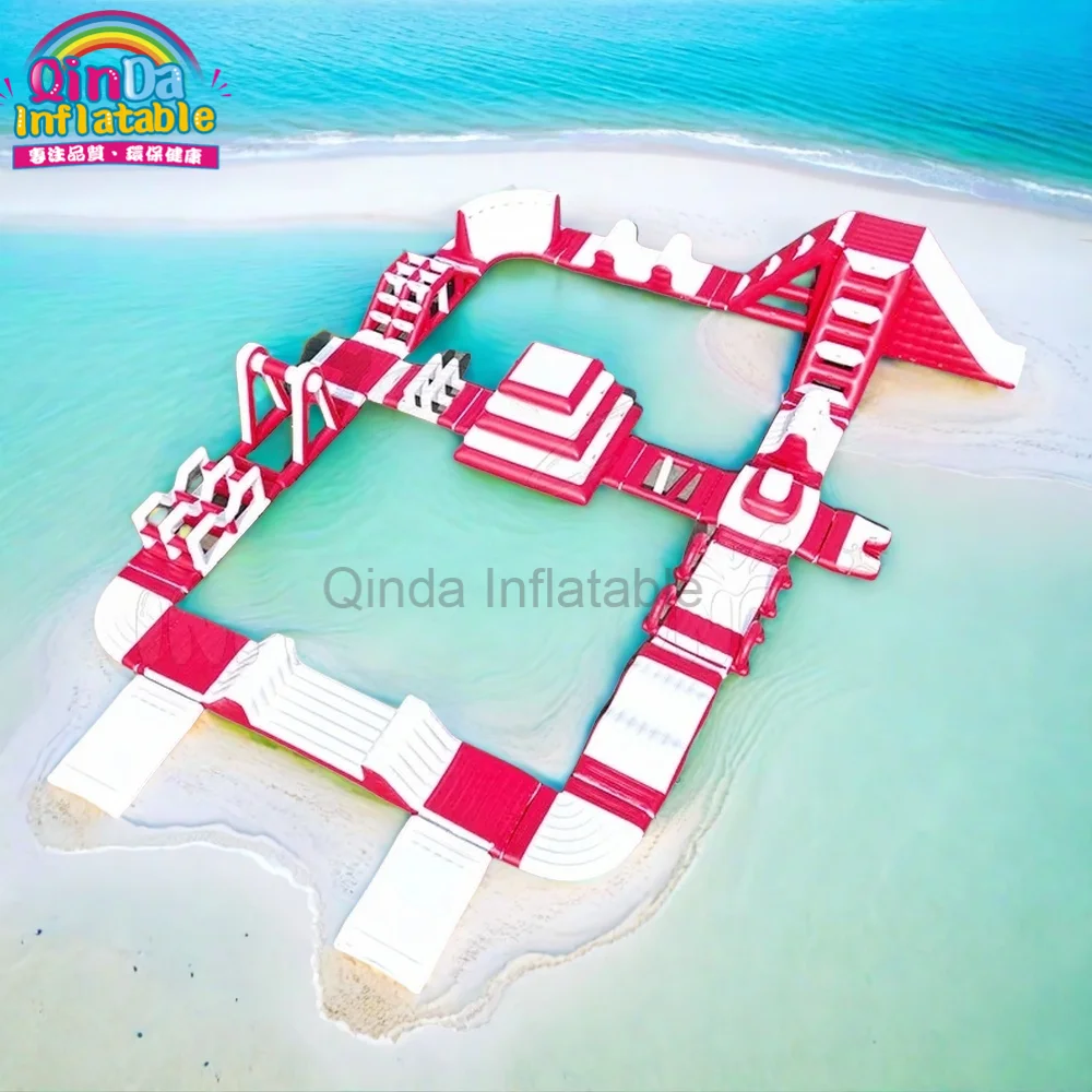 Inflatable Floating Sea Lake Pool Water Park Obstacle Course Water Play Sports Entertainment Aqua Parks