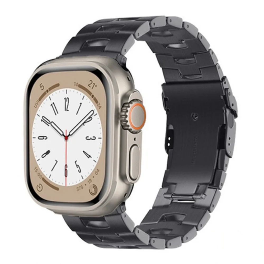 Oracle Titanium Strap for Apple Watch ultra 49mm band 45mm 41mm 44mm 40mm 42mm 38mm Metal Wristband iWatch Series 8 7 6 5 4 3 SE