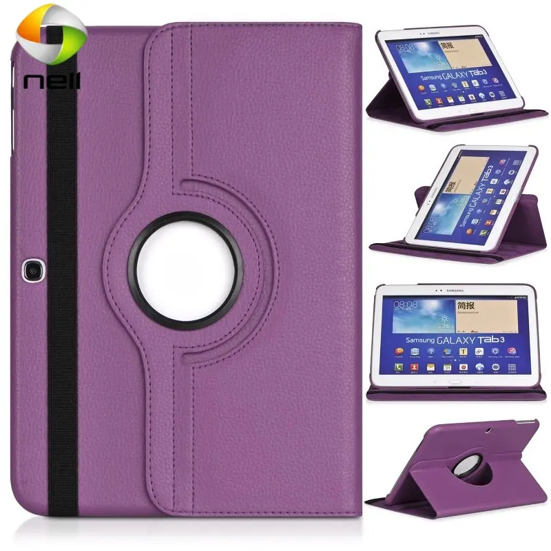 

Чехол для Samsung Galaxy Tab 3 10,1 GT P5210 P5220 P5200, чехол для Galaxy Tab 3 10,1, вращающийся на 360 градусов Чехол-книжка из искусственной кожи