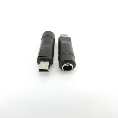 DC 전원 암 잭-미니 5 핀 USB A 수 암 Mirco C 타입 커넥터, 노트북용 전원 어댑터 플러그 커넥터, 5.5x2.1mm 5