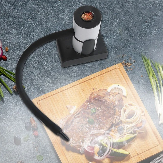 Fumoir Portable pour viande, poisson, Bacon, générateur de fumée froide,  maison de fumée, puces de bois, pistolet de Cuisine moléculaire - AliExpress