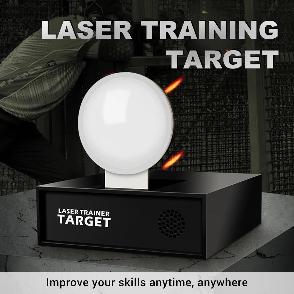 Dry Fire Laser Target Portable Laser Trainer Target Dry Fire Training System with Reactive Sound and Light Cartridge Shoot dry fire laser trainer