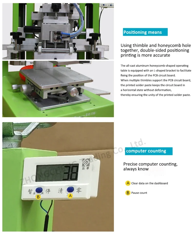220v Electric Screen Printing Machine Semi-automatic Pneumatic Desktop High-prec