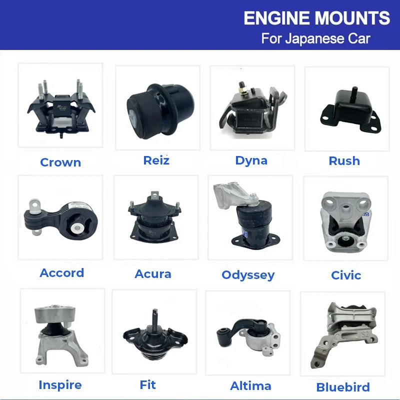 Factory car engine mount For Toyota Camry Prado Land Cruiser Wish Hiace Mark Yaris Previa Crown Avensis Ipsum