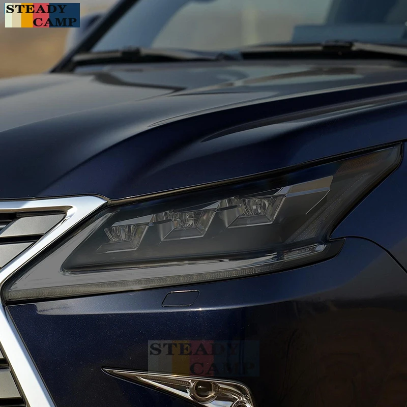

Car Headlight Protective Film Smoke Black Tint Wrap Vinyl Transparent TPU Sticker For Lexus ES CT IS RX LX570 GX NX Accessories