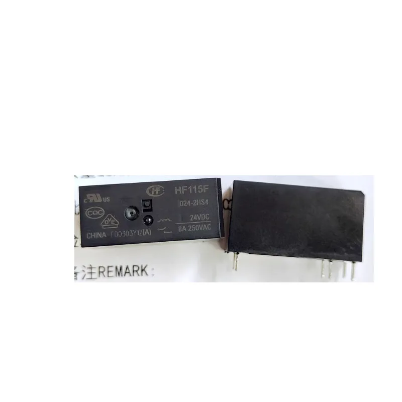 Горячая новинка HF115F 024-2HS4 HF115F 024 2HS4 24VDC 8A 6-футовое реле