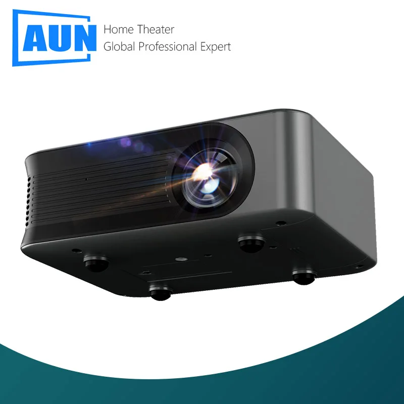 AUN A30 MINI Projector Portable Home Theater Beamer 3D Cinema LED Videoprojector Smartphone for 4k 1080P Movies Via HD Port TV